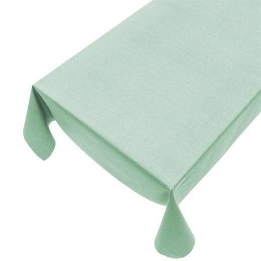 Donja Wasbaar gecoat tafelkleed groen 140cmx20mtr 