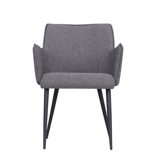 Dining room chair Tweed Rose - Gray Tweed