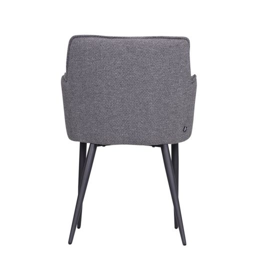 Dining room chair Tweed Rose - Gray Tweed
