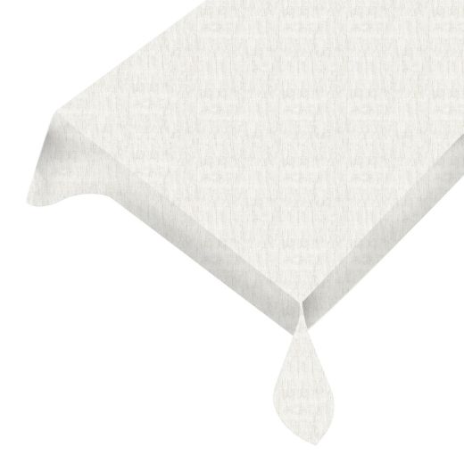 Jessica tablecloth coated linen beige 140cmx20mtr