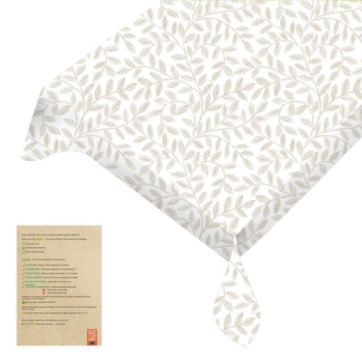 Avani Ecological tablecloth beige 140cmx20mtr