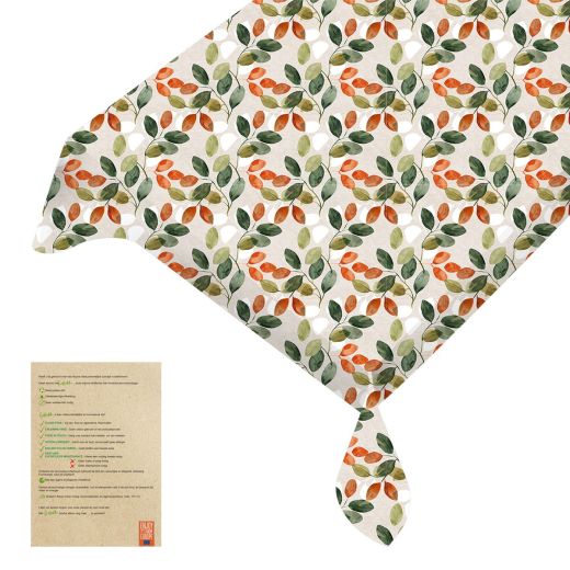 Avani Ecological tablecloth leafs 140cmx20mtr