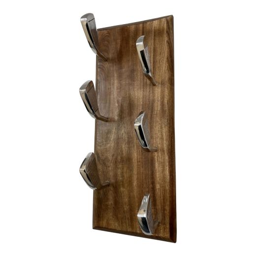 Kapstok met 5 haken golfclubs 50cm