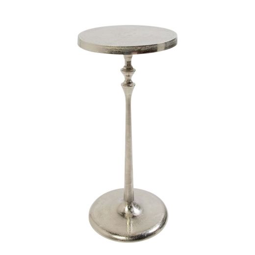 Tafel Rond zilver h50 d22cm