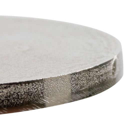 Tafel Rond zilver h50 d22cm
