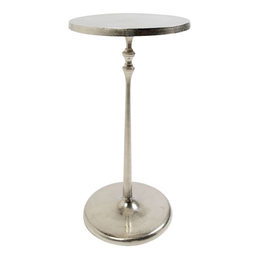 Tafel Rond zilver h60 d32cm