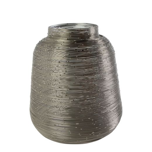 Lantern Iron kira silver h20 d18cm