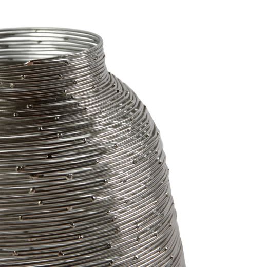 Lantern Iron kira silver h25 d20cm