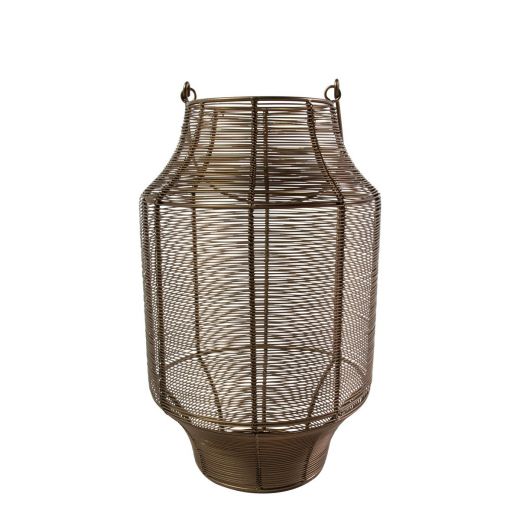 Lantern Iron liora bronze h36 d21cm