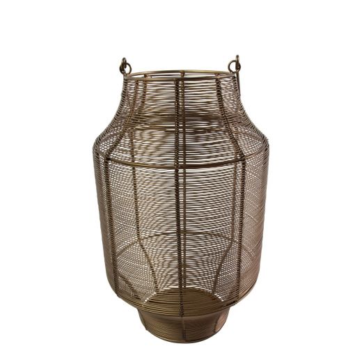 Lantern Iron liora bronze h36 d21cm