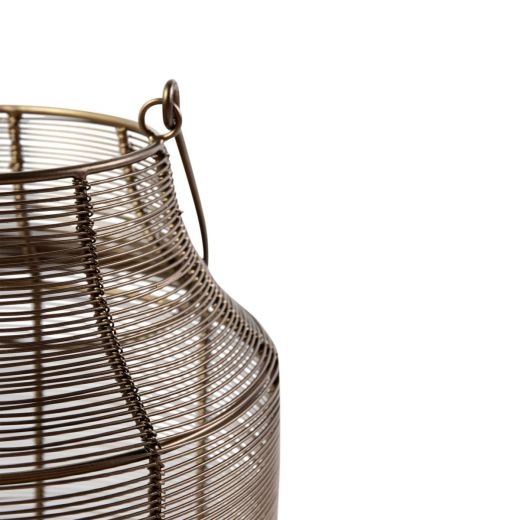 Lantern Iron liora bronze h36 d21cm