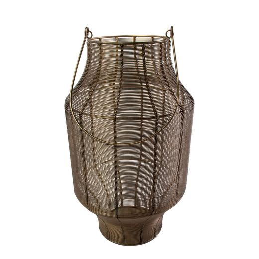 Lantern Iron liora bronze h40 d24cm