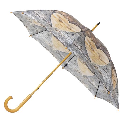 parapluie bois coeur 105cm