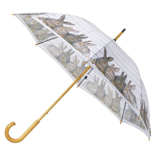 parapluie bois d'échafaudage lapin 105cm