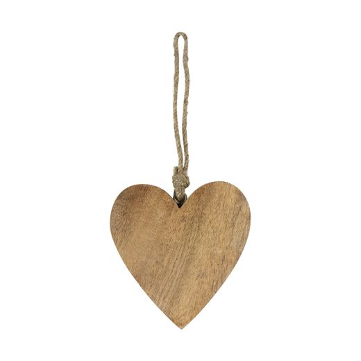 heart hanger mango rope 8cm