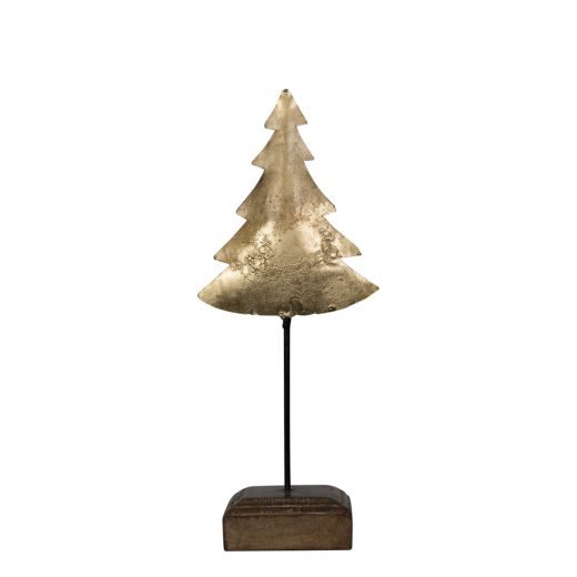 sapin de noël debout or 35cm*