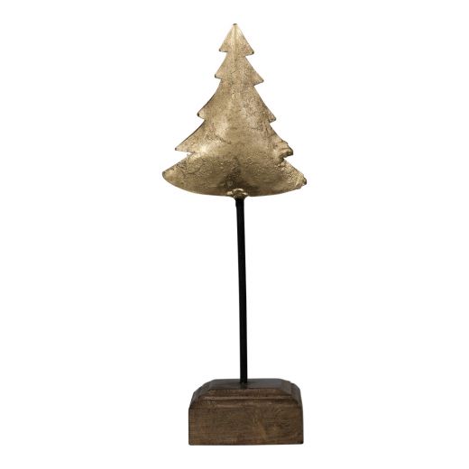 sapin de noël debout or 45cm*