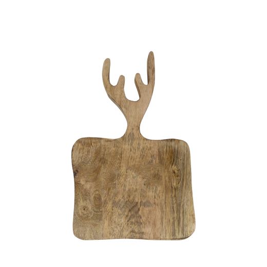 bowl/cutting board mango wood antlers 30cm