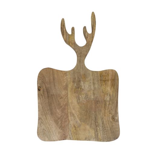 bowl/cutting board mango wood antlers 40cm