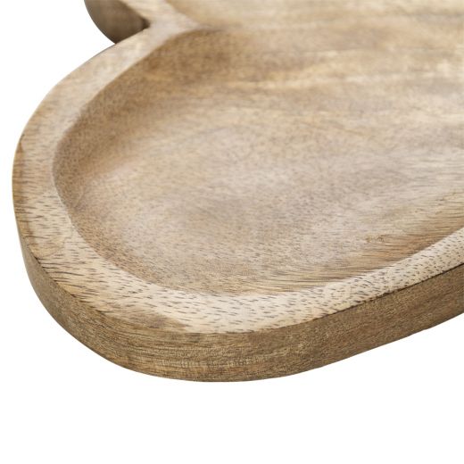 schaal hart mango hout 20cm