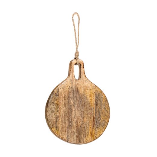 chopping board mango wood round dia 17cm