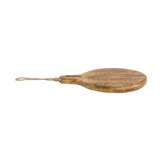 snijplank mango hout rond dia 17cm