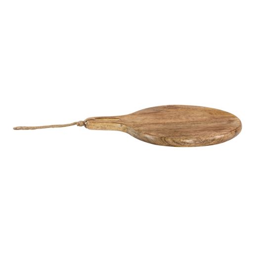 snijplank mango hout rond dia 22cm