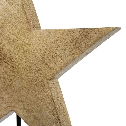 bois de manguier étoile debout 80cm