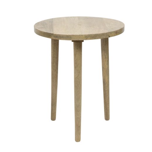 table en bois de manguier dia 40cm