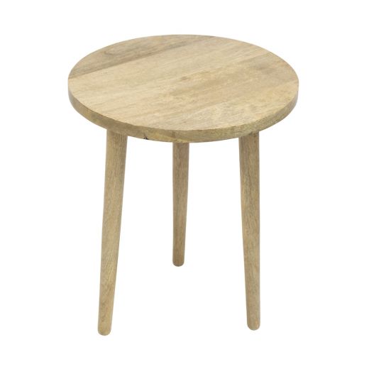 tafel mango hout dia 40cm