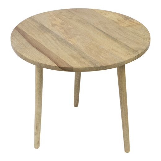 table en bois de manguier dia 60cm