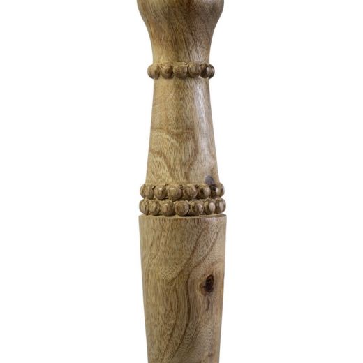 Candle Holder mango wood bubble 40cm