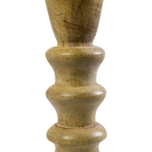 Candle Holder mango wood rings 25cm