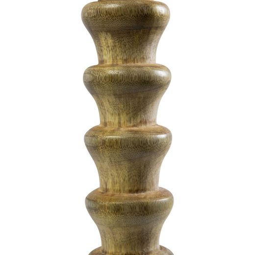 Candle Holder mango wood rings 40cm