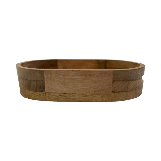 Serveerschaal oval mango hout 25x12x6cm