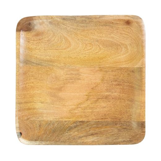 Snij plank vierkant mango hout 35x35x4cm