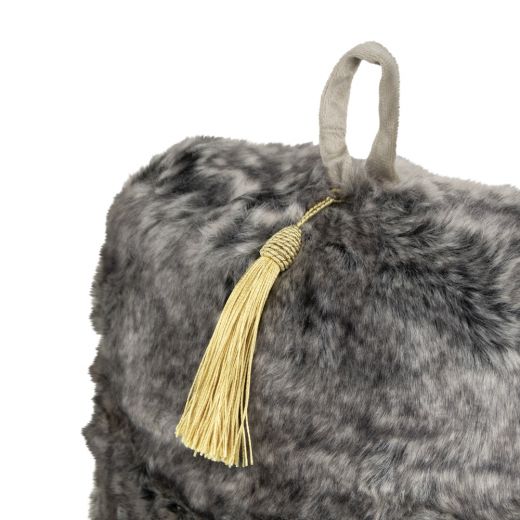 deurstopper wolf grijs 18cm