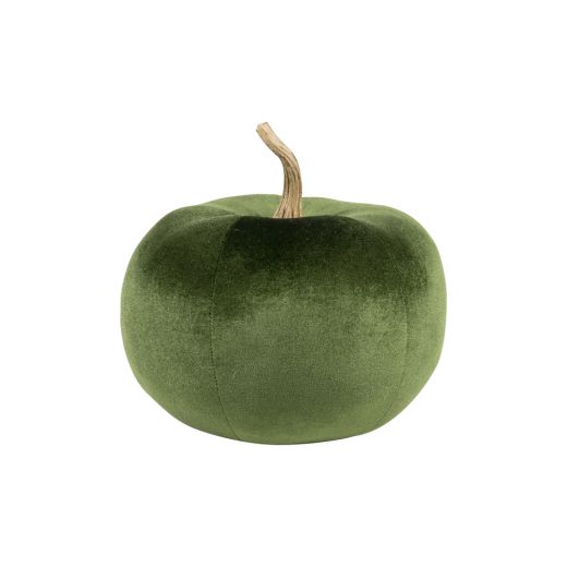 velvet decoration apple green 26cm