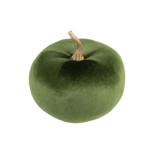 velvet decoration apple green 26cm