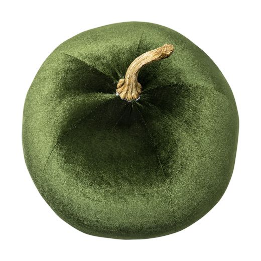 velvet decoration apple green 36cm