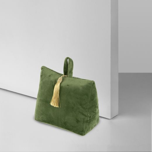 türstopper samt apfelgrün 18cm