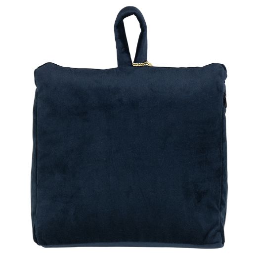 butoir de porte velours navy 18cm