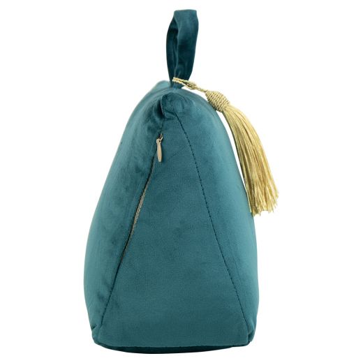 türstopper samt petrol 18cm