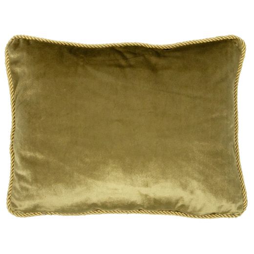 half kussen fluweel goud 35x45cm