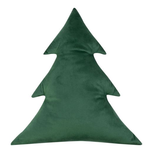 Cushion Velvet tree green 43x47x11cm