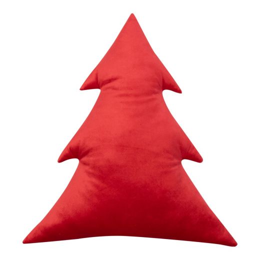 Cushion Velvet tree red 43x47x11cm