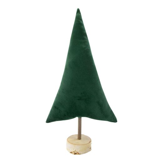 Velvet Tree on stand green h37 d20cm