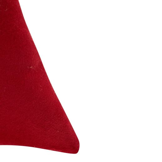 Velvet Tree on stand red h30 d15cm