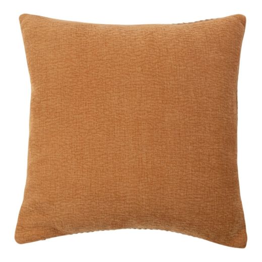 Cushion braided jute yellow 45x45cm
