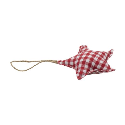 hanging decoration cotton star red 16cm*